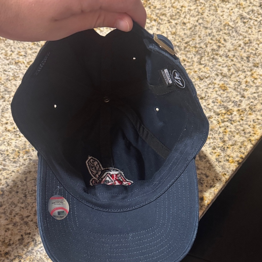 Navy Blue Cleveland Indians (Guardians)hat - Picture 3 of 3